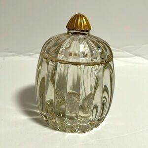 Jeanette Glass co pumpkin design jar